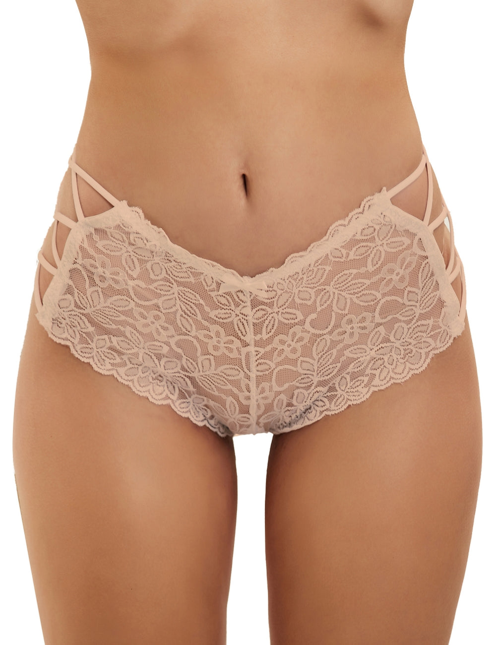 High Quality Transparent Floral Lace Sexy Underwear Panties