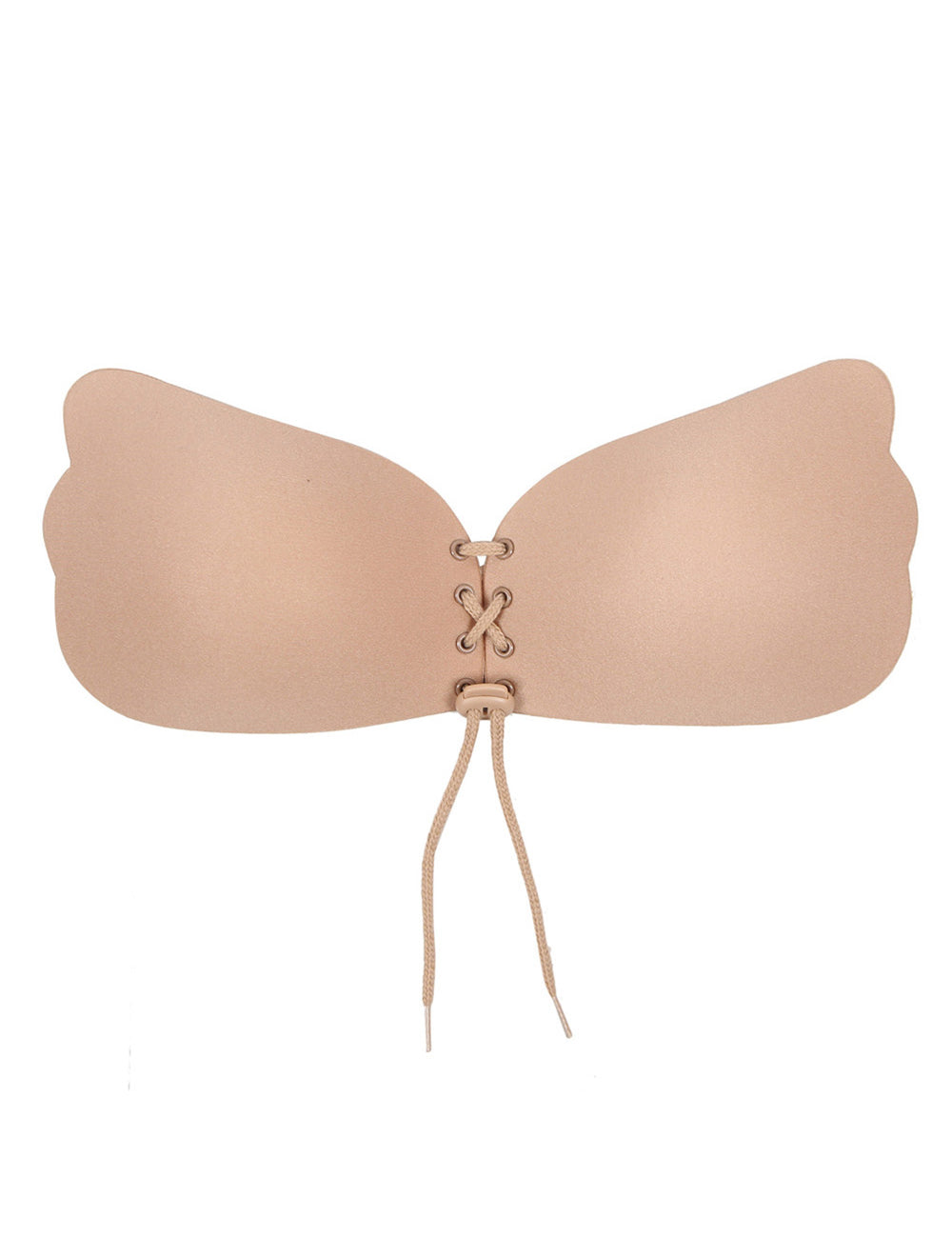 ohyeah Stick on Bra Cups Backless Adhesive Front Fasten Silicone Invisible Bra